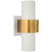 Visual Comfort Signature - JN 2300PW/G - LED Wall Sconce - Chalmette - Plaster White and Gild