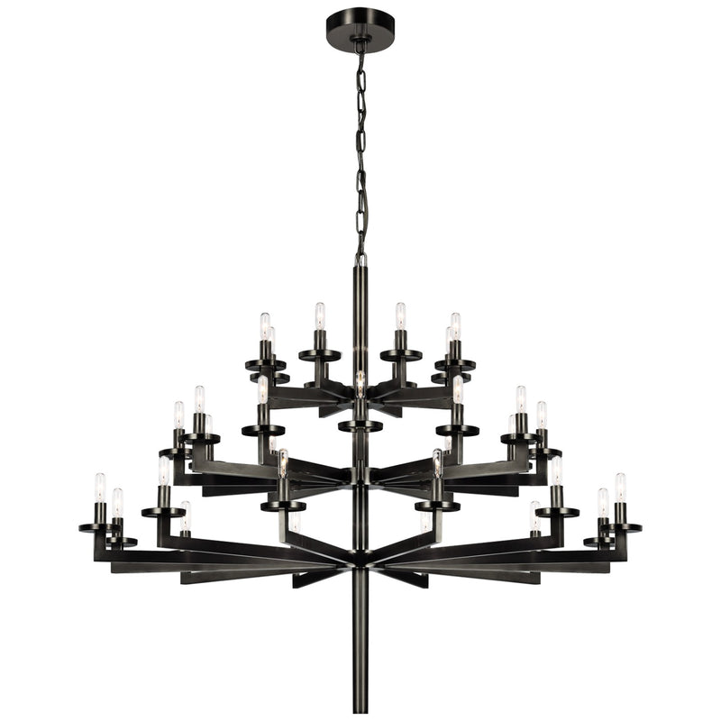 Visual Comfort Signature - KW 5202BZ - 32 Light Chandelier - Liaison - Bronze