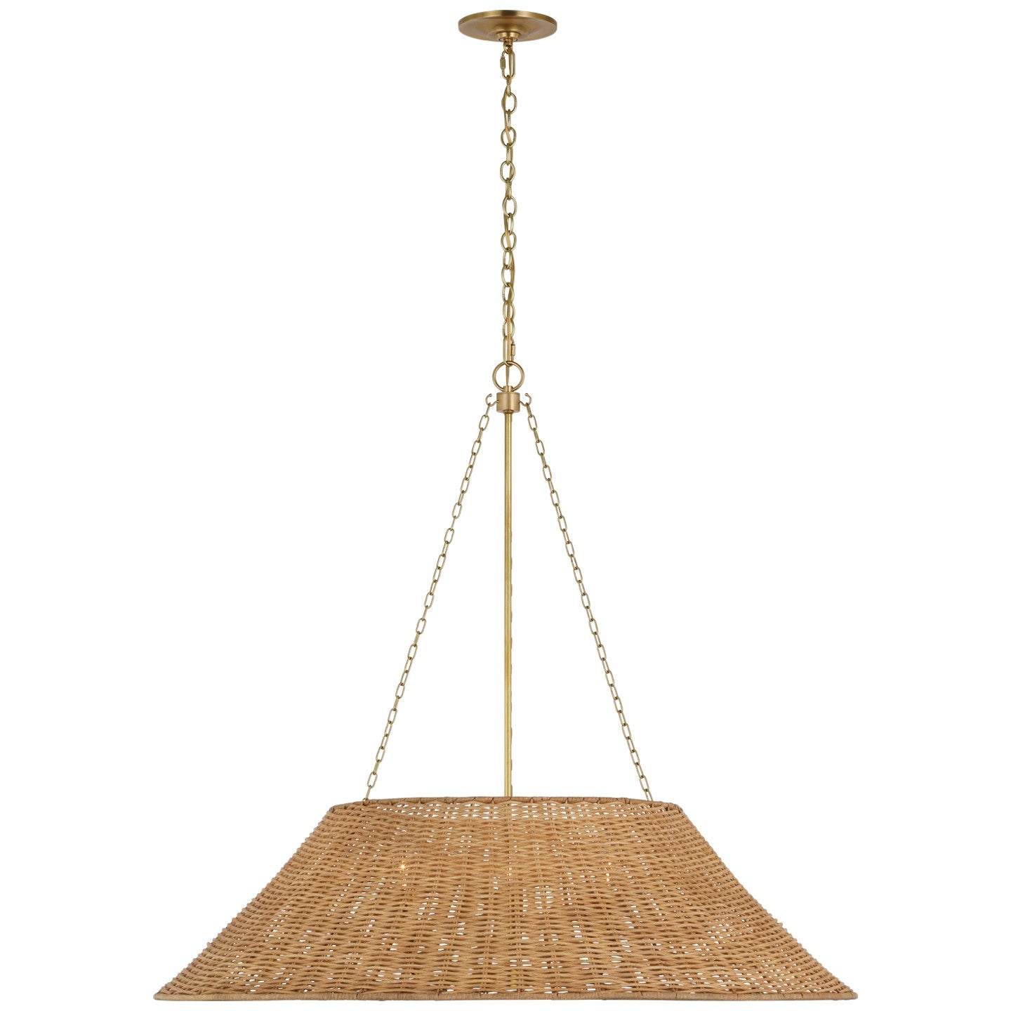 Visual Comfort Signature - MF 5036SB-NTW - LED Pendant - Corinne - Soft Brass
