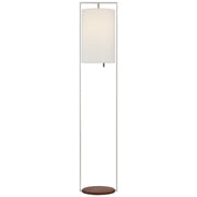 Visual Comfort Signature - RB 1130PN/W-L - LED Floor Lamp - Zenz - Polished Nickel and Walnut
