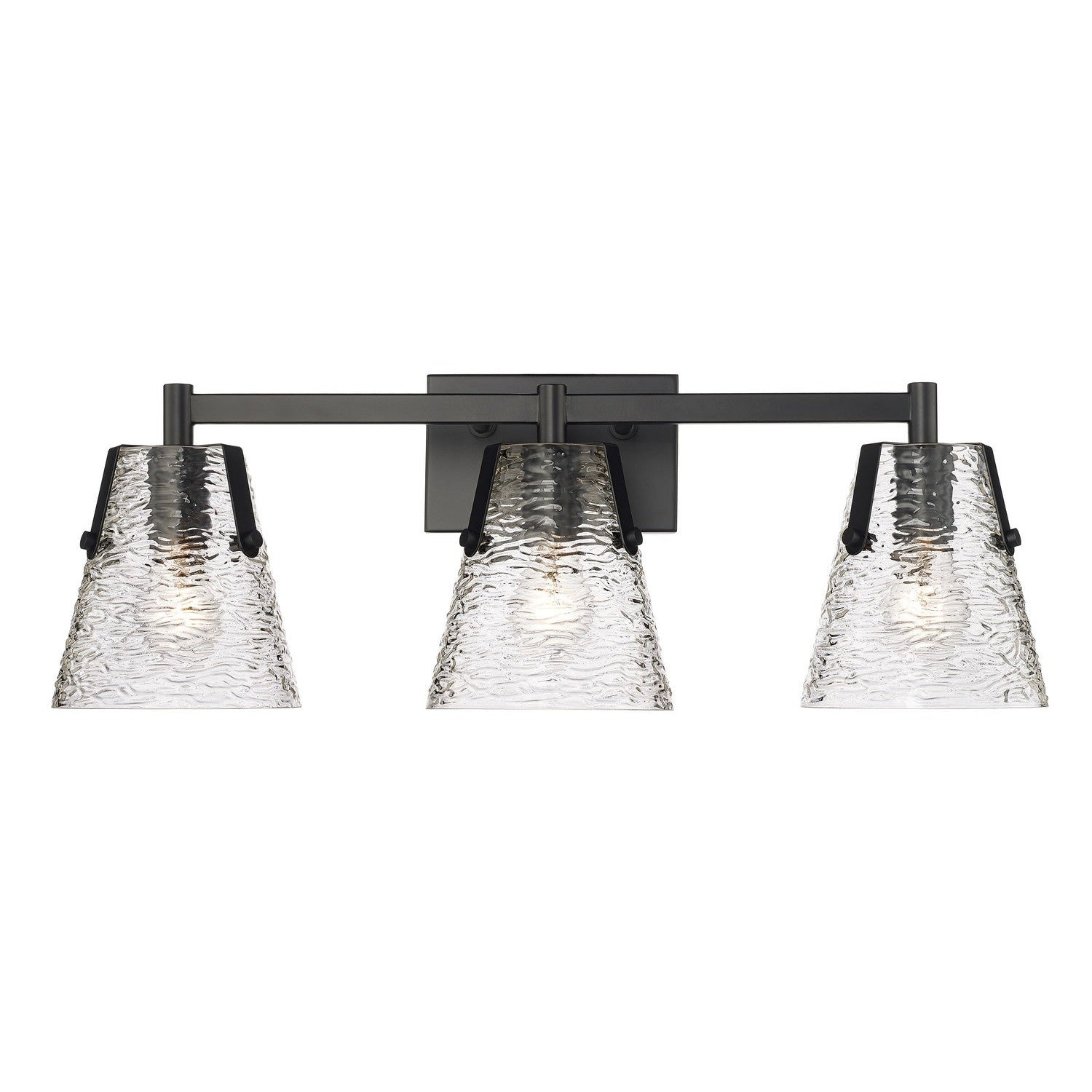 Z-Lite - 1101-3V-MB - Three Light Vanity - Analia - Matte Black