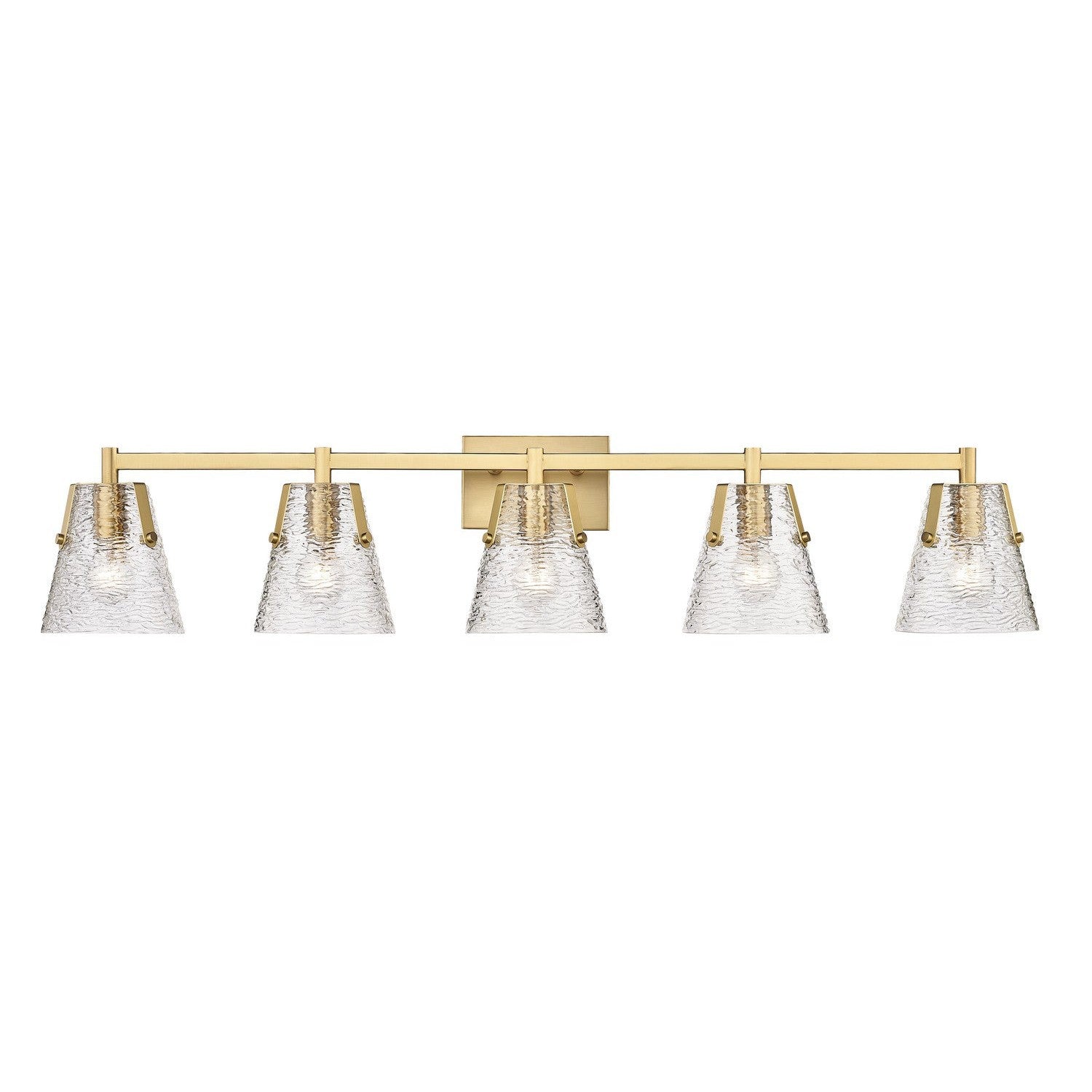 Z-Lite - 1101-5V-MGLD - Five Light Vanity - Analia - Modern Gold