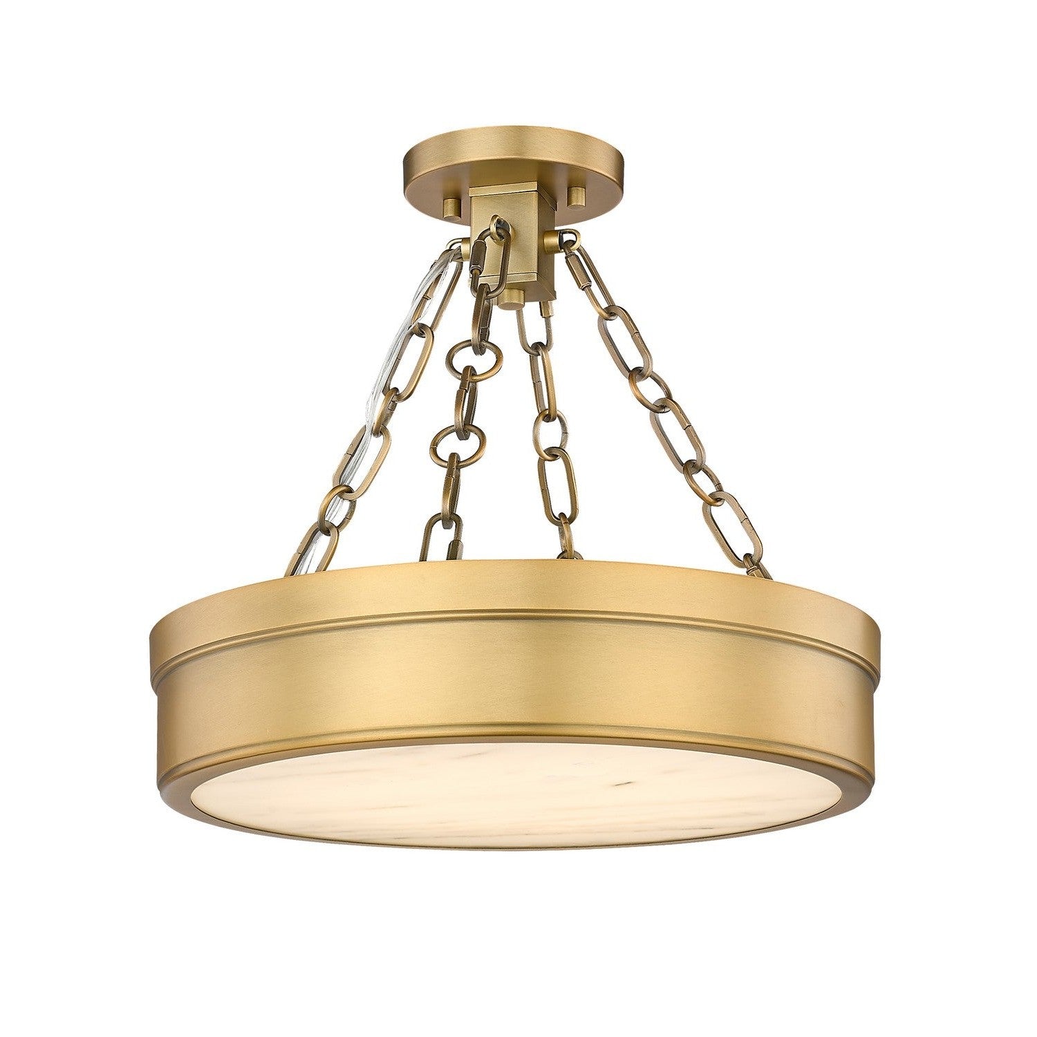 Z-Lite - 1944SF15-RB-LED - LED Semi Flush Mount - Anders - Rubbed Brass
