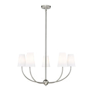 Z-Lite - 3040-32BN - Five Light Chandelier - Shannon - Brushed Nickel