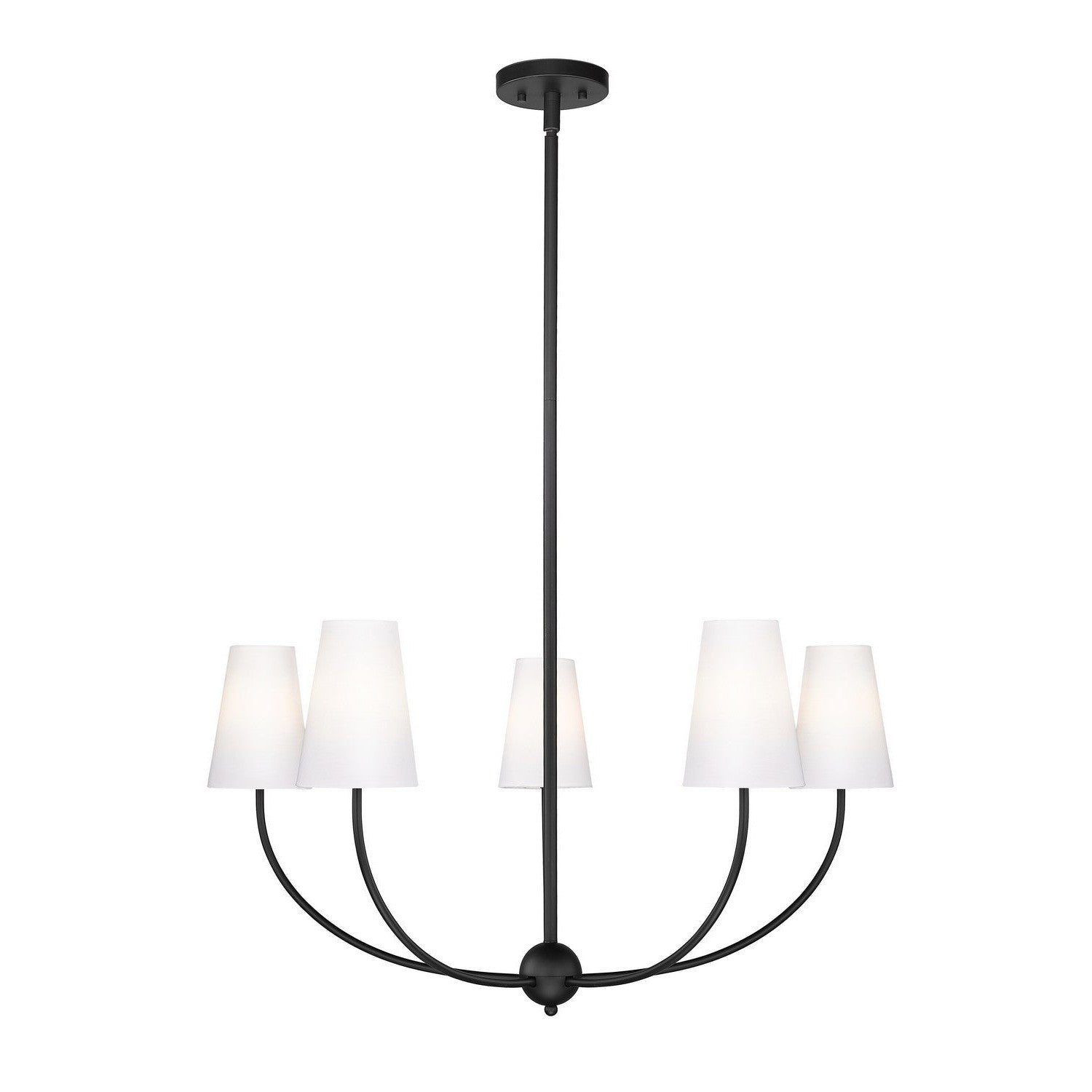 Z-Lite - 3040-32MB - Five Light Chandelier - Shannon - Matte Black
