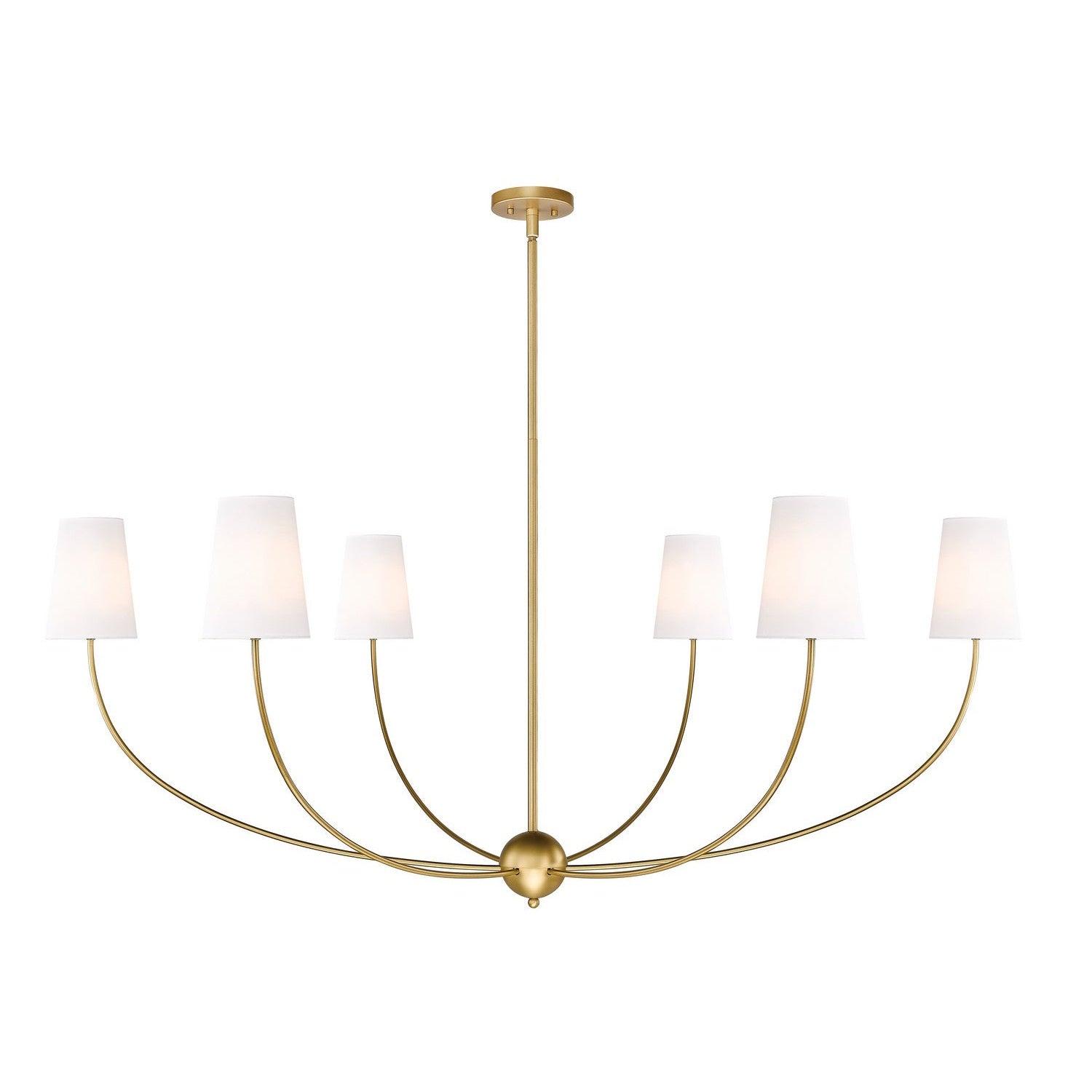 Z-Lite - 3040-62RB - Six Light Chandelier - Shannon - Rubbed Brass