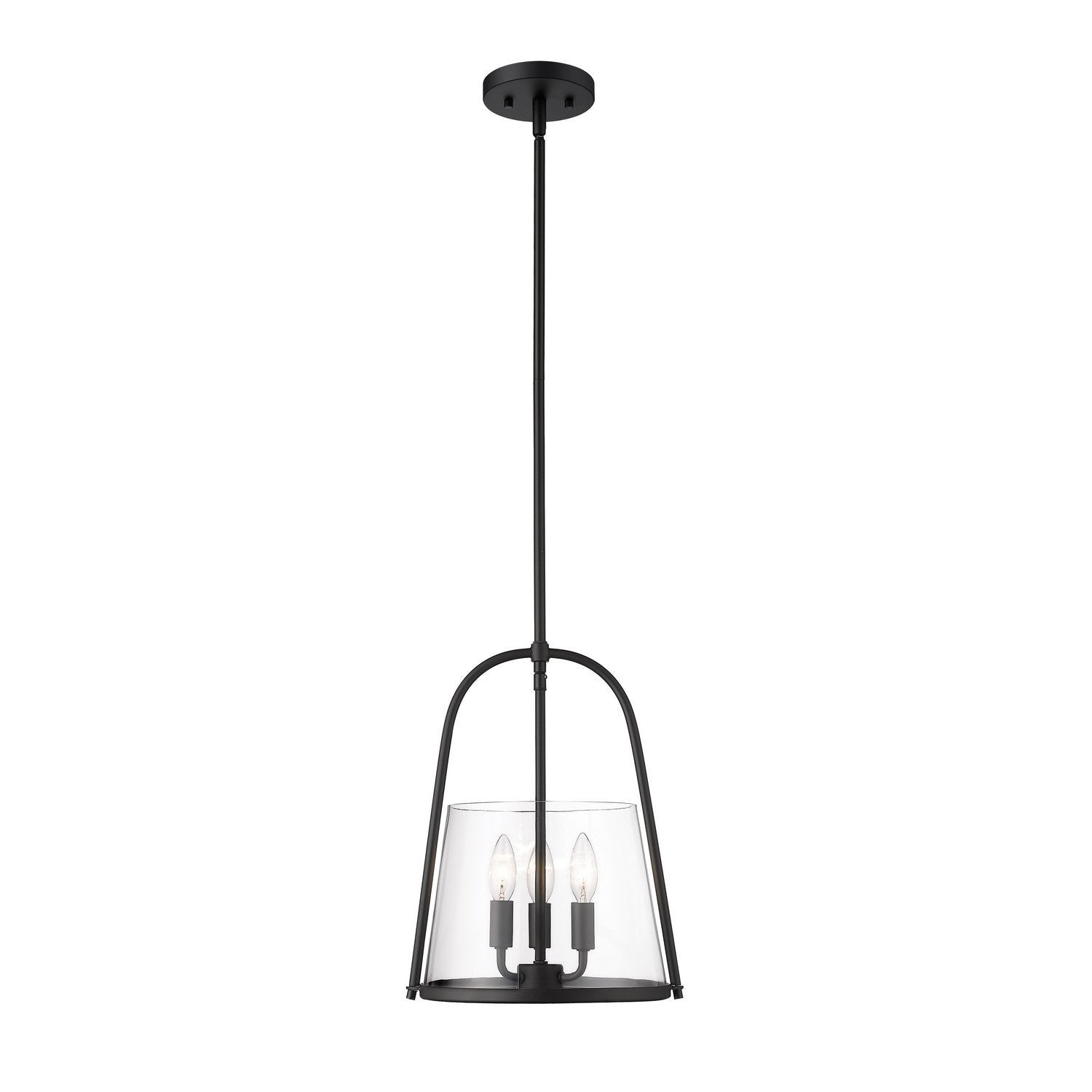 Z-Lite - 3041P12-MB - Three Light Pendant - Archis - Matte Black