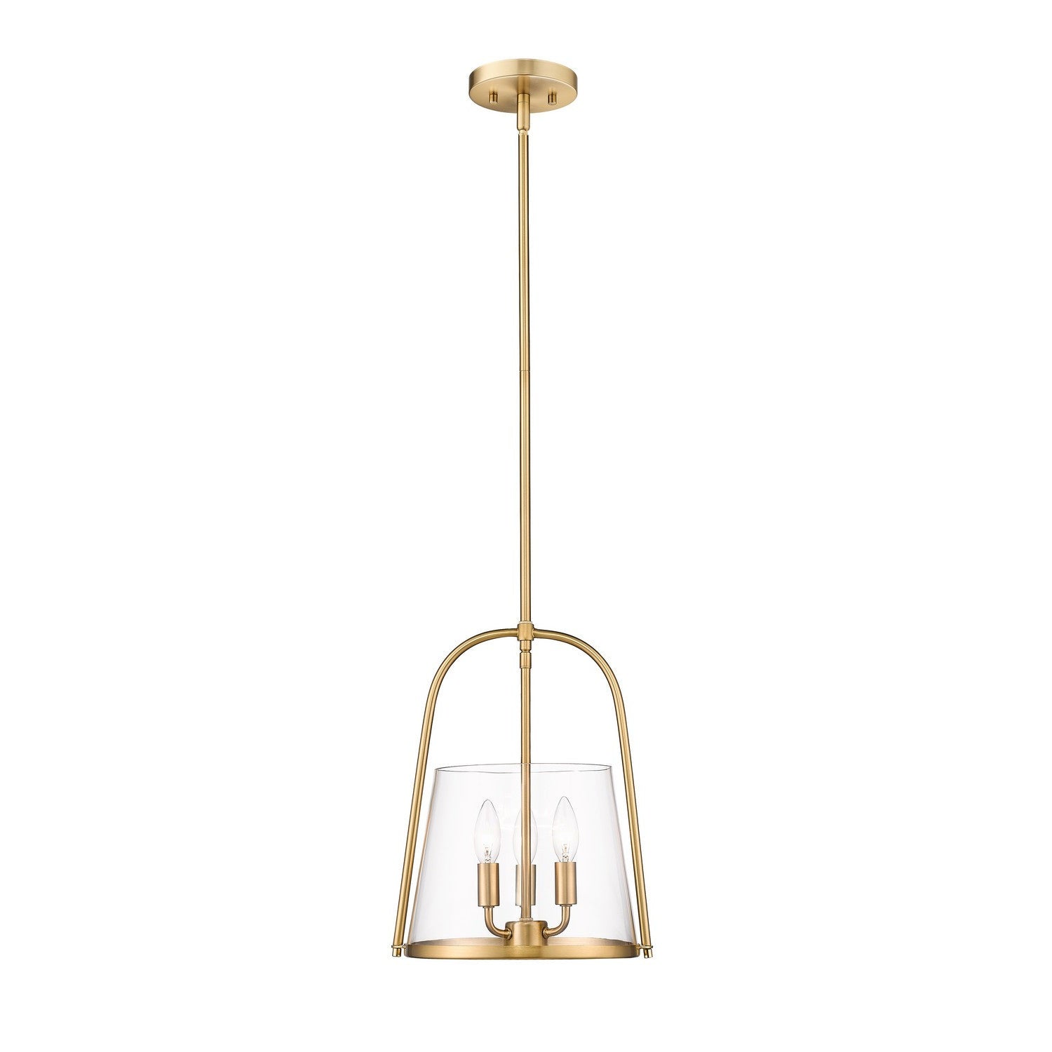 Z-Lite - 3041P12-MGLD - Three Light Pendant - Archis - Modern Gold