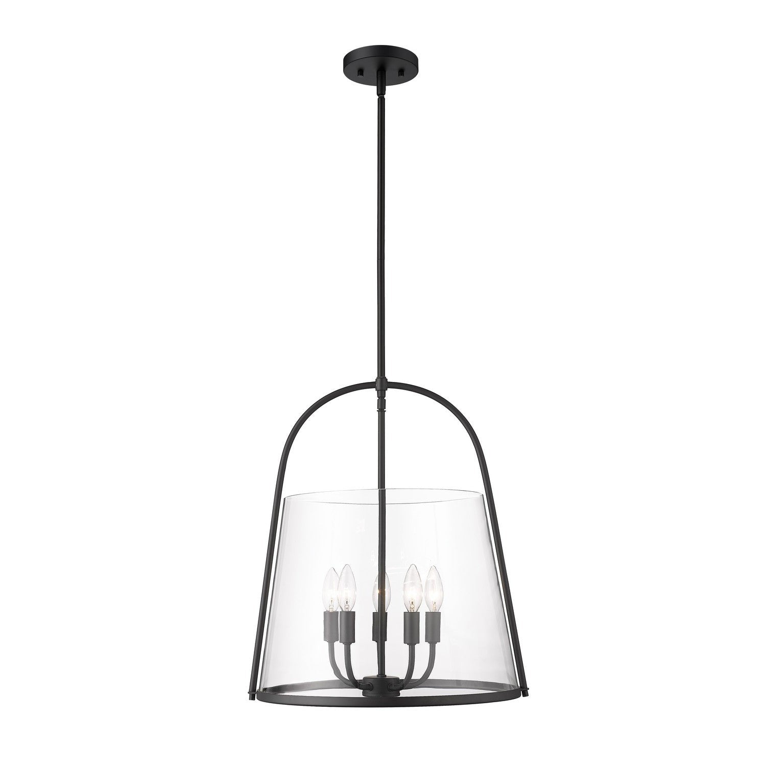 Z-Lite - 3041P18-MB - Five Light Pendant - Archis - Matte Black