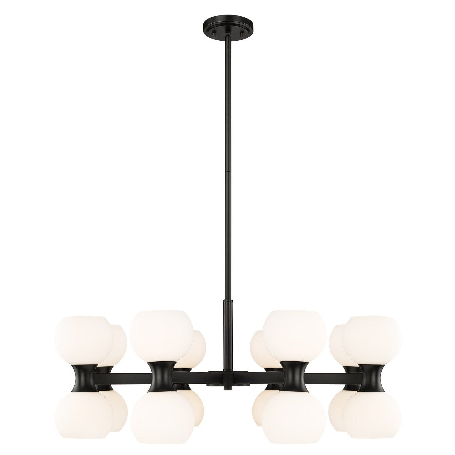 Z-Lite - 494-16MB - 16 Light Chandelier - Artemis - Matte Black