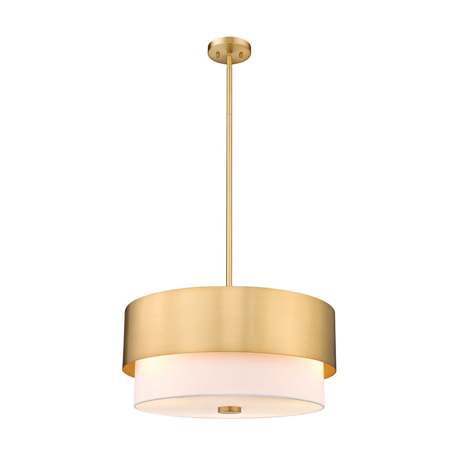 Z-Lite - 495P18-MGLD - Three Light Pendant - Counterpoint - Modern Gold