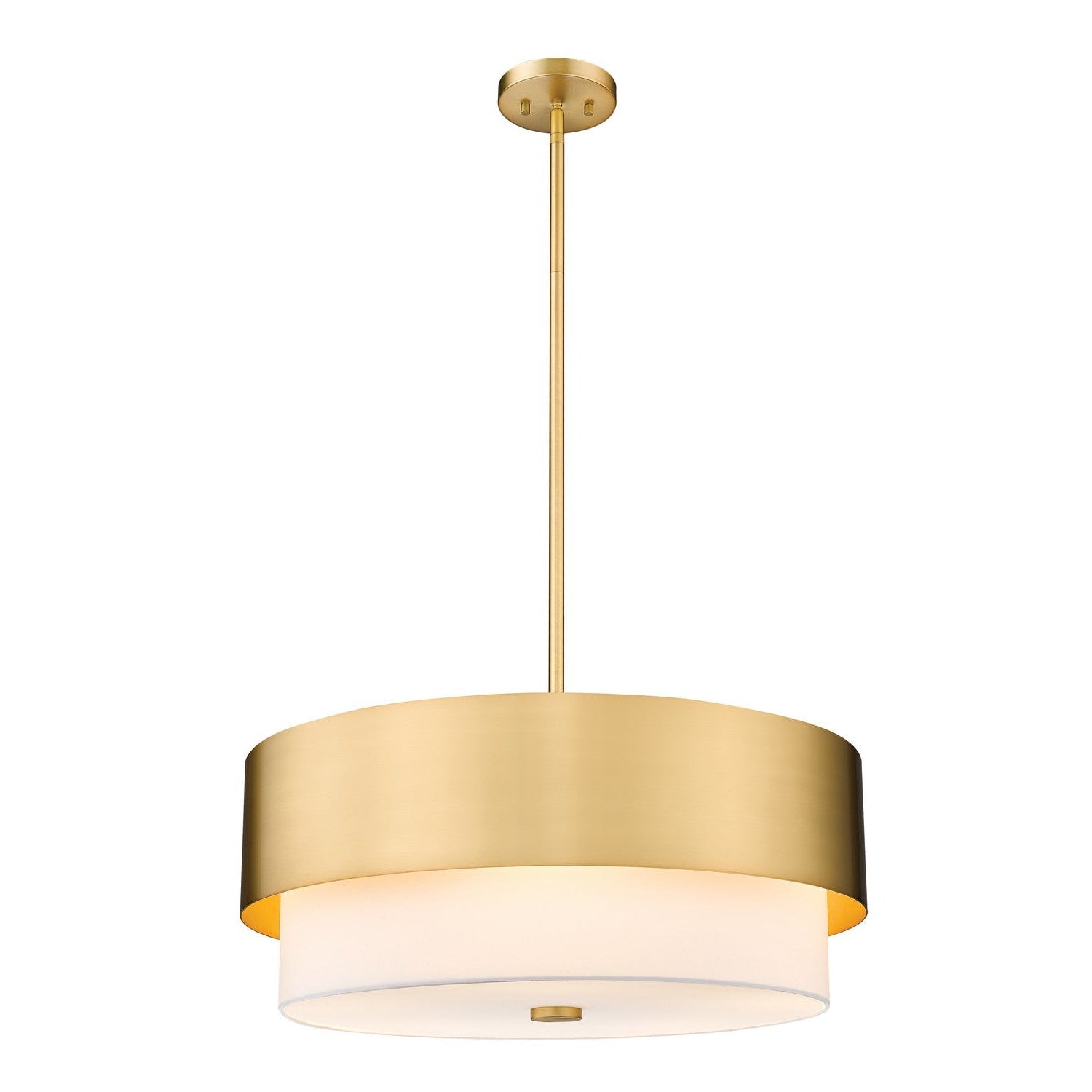 Z-Lite - 495P24-MGLD - Five Light Chandelier - Counterpoint - Modern Gold
