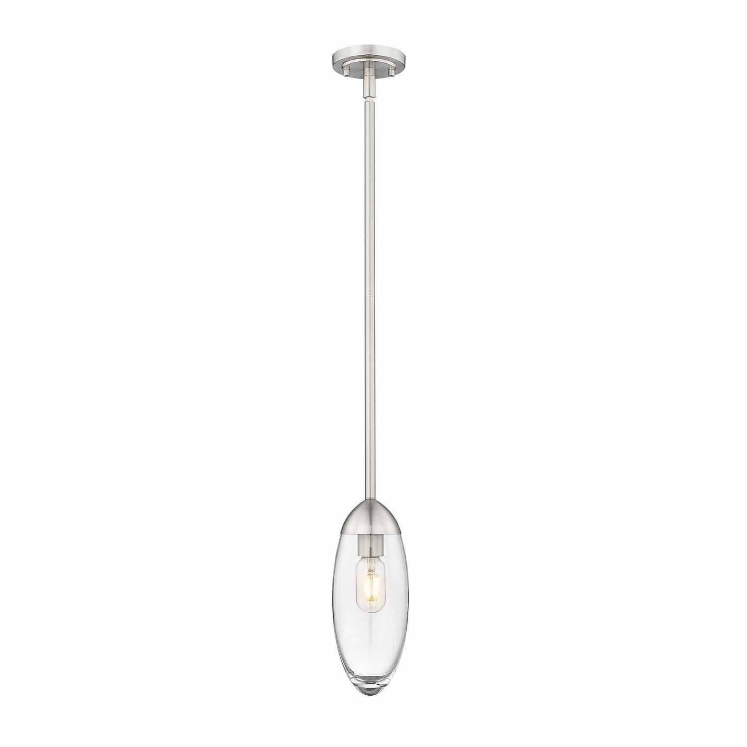 Z-Lite - 651P-ROD-BN - One Light Pendant - Arden - Brushed Nickel