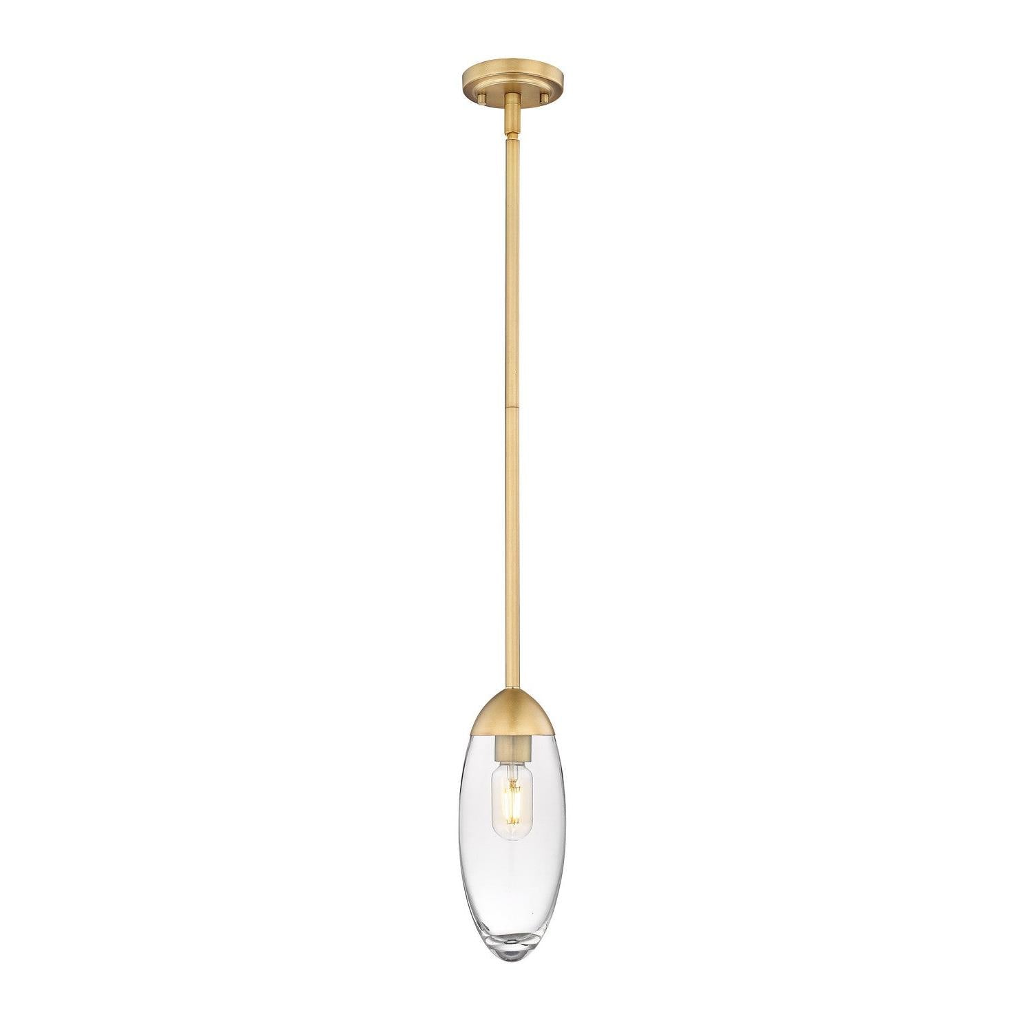 Z-Lite - 651P-ROD-RB - One Light Pendant - Arden - Rubbed Brass