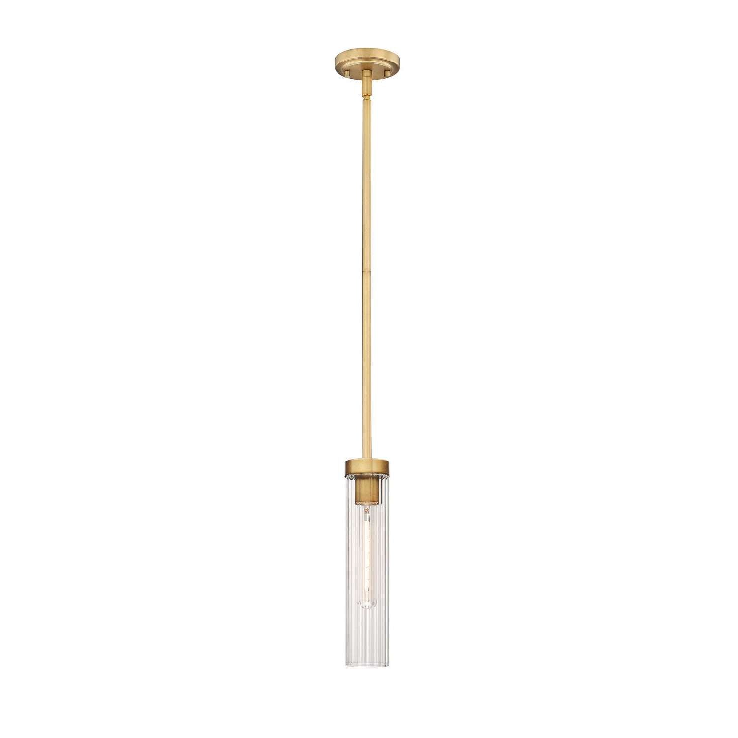 Z-Lite - 740P-ROD-RB - One Light Pendant - Beau - Rubbed Brass