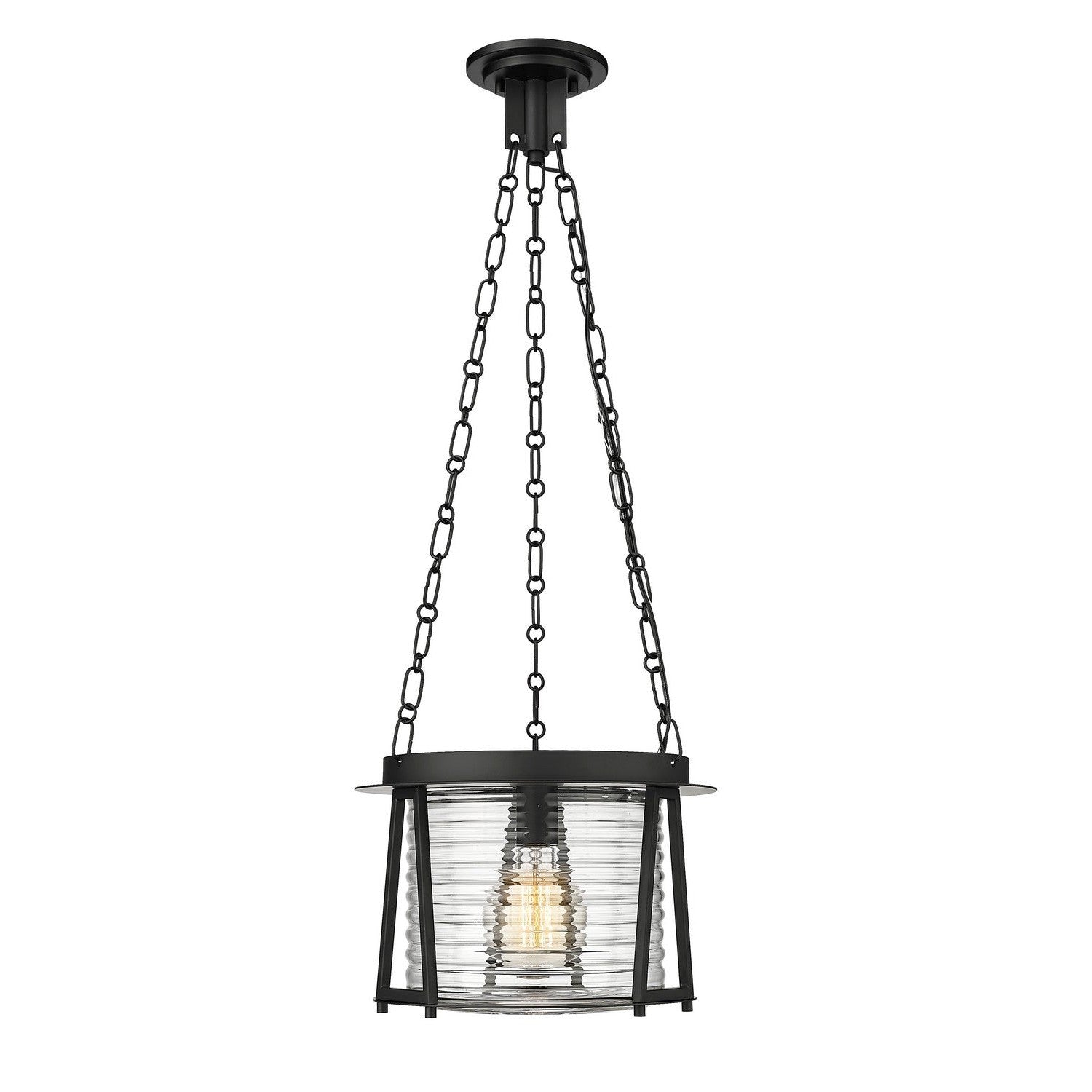 Z-Lite - 7503P13-MB - One Light Pendant - Cape Harbor - Matte Black