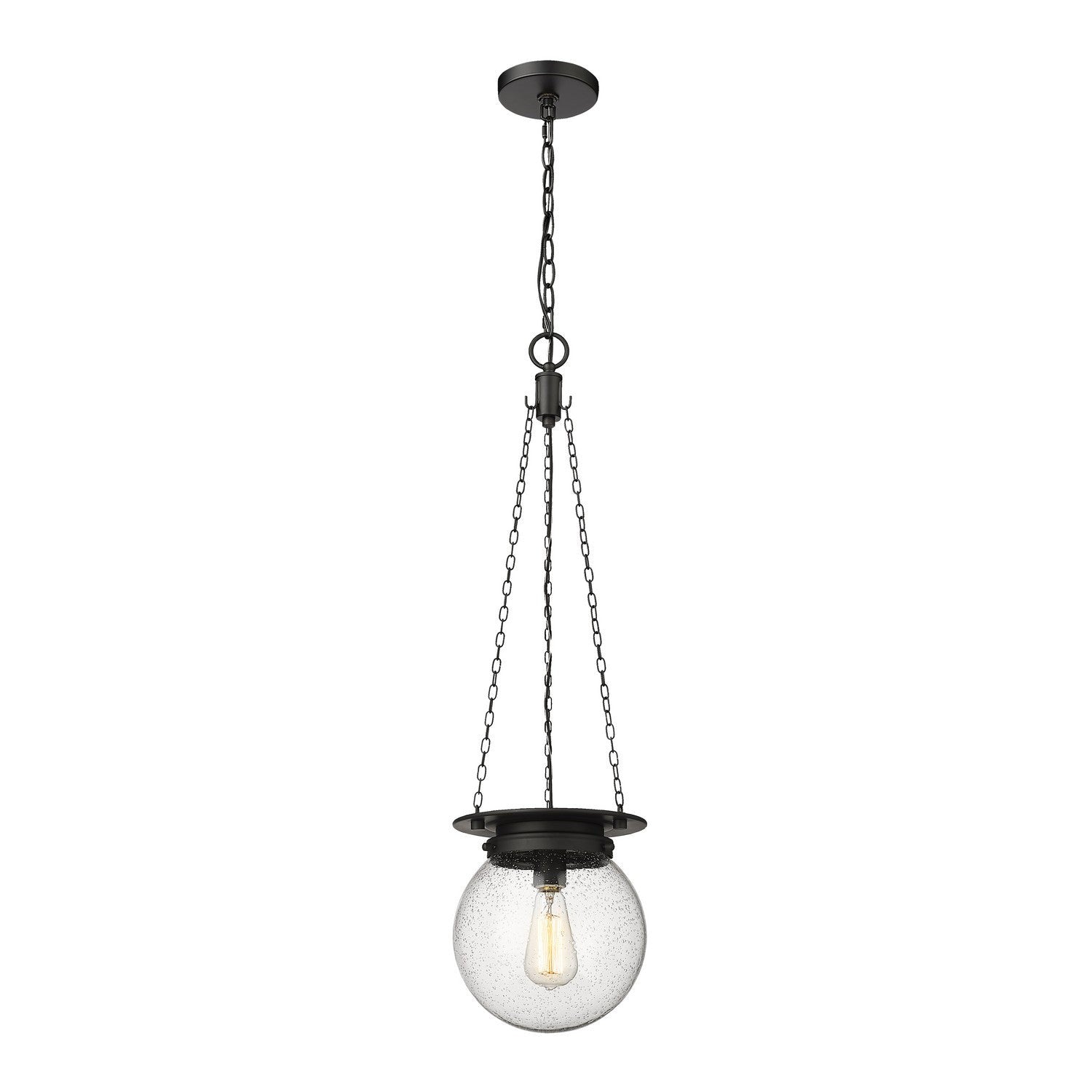 Z-Lite - 7506P9-MB - One Light Pendant - Calhoun - Matte black