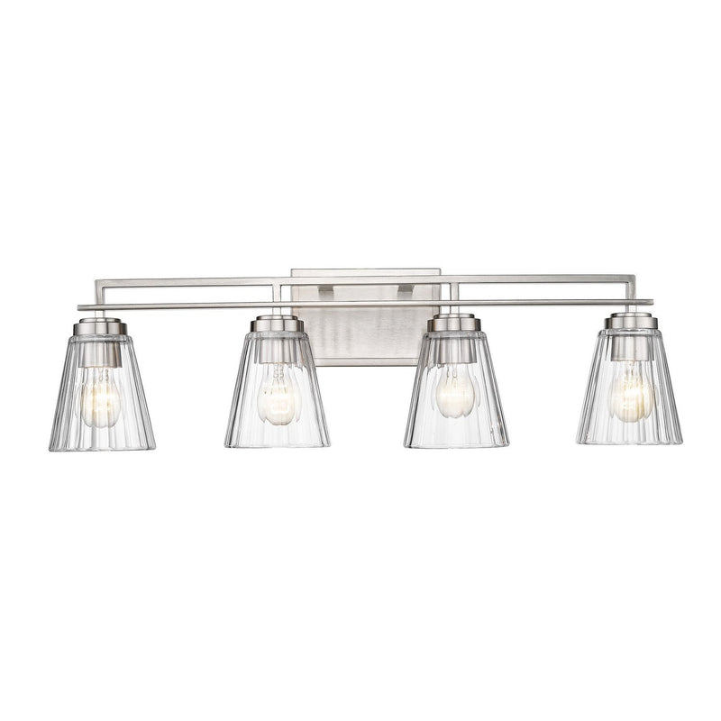 Z-Lite - 823-4V-BN - Four Light Vanity - Lyna - Brushed Nickel