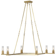 Visual Comfort Signature - RB 5008AB-CG - LED Chandelier - Beza - Antique Brass