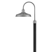 Hinkley - 12071AL - LED Post Top or Pier Mount Lantern - Forge - Antique Brushed Aluminum