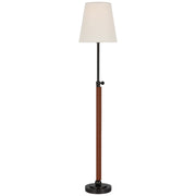 Visual Comfort Signature - TOB 3580BZ/SDL-L - LED Table Lamp - Bryant Wrapped - Bronze and Saddle Leather