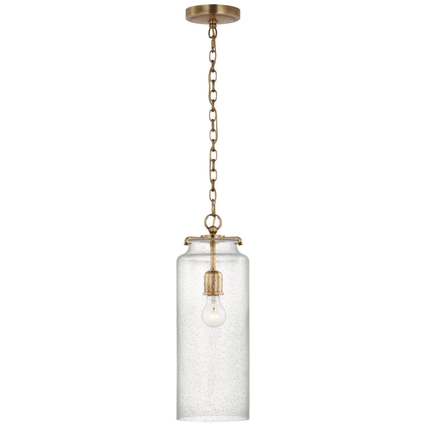 Visual Comfort Signature - TOB 5227HAB/G2-SG - LED Pendant - Katie Cylider - Hand-Rubbed Antique Brass