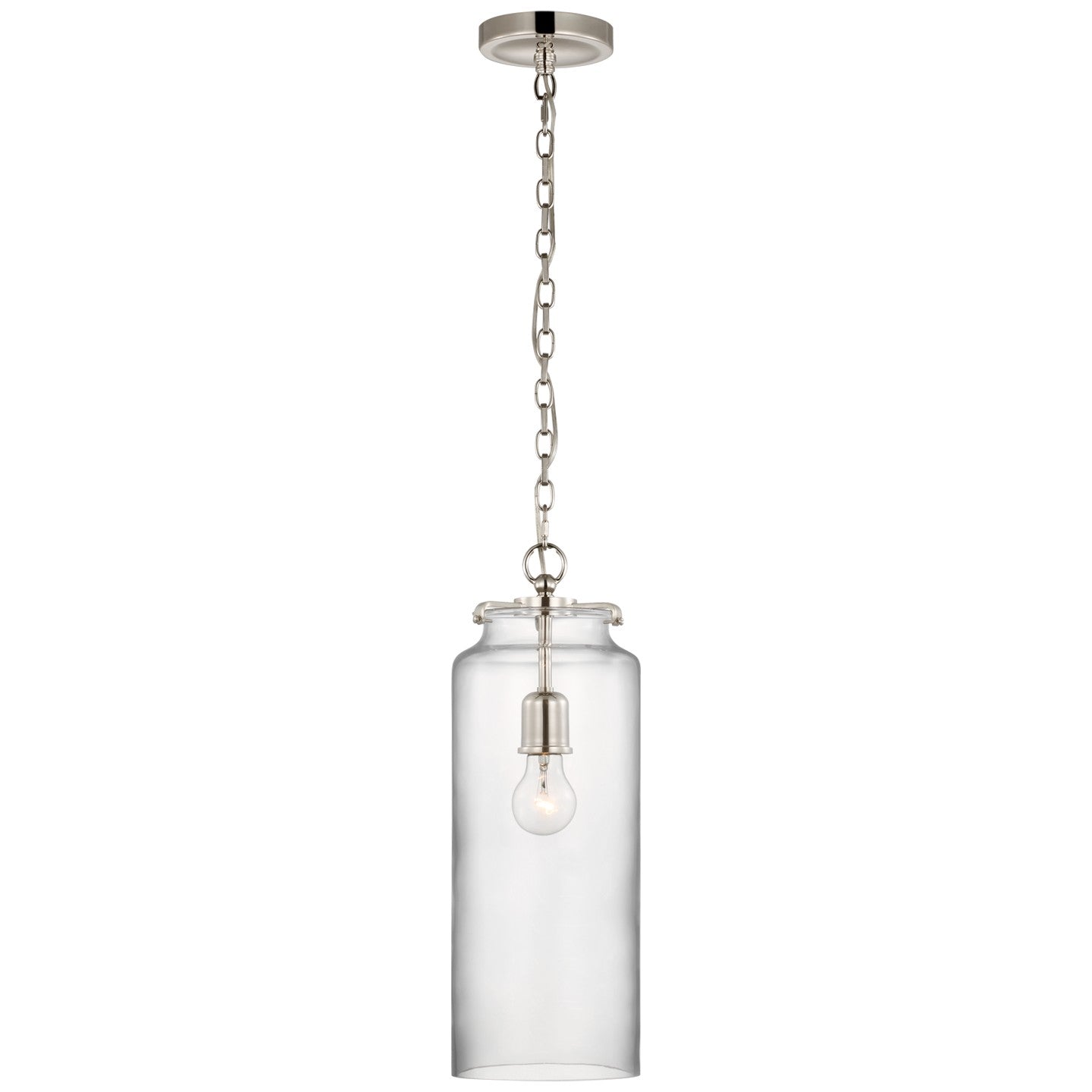 Visual Comfort Signature - TOB 5227PN/G2-CG - LED Pendant - Katie Cylider - Polished Nickel