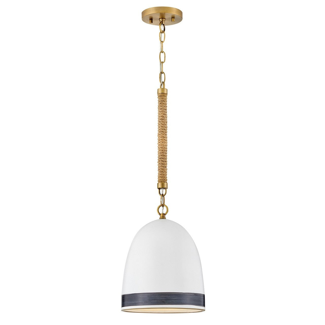 Hinkley - 3364HB-BK - LED Pendant - Nash - Heritage Brass