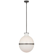 Visual Comfort Signature - TOB 5486BZ-WG - LED Pendant - Maxey - Bronze