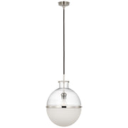 Visual Comfort Signature - TOB 5486PN-CG/WG - LED Pendant - Maxey - Polished Nickel