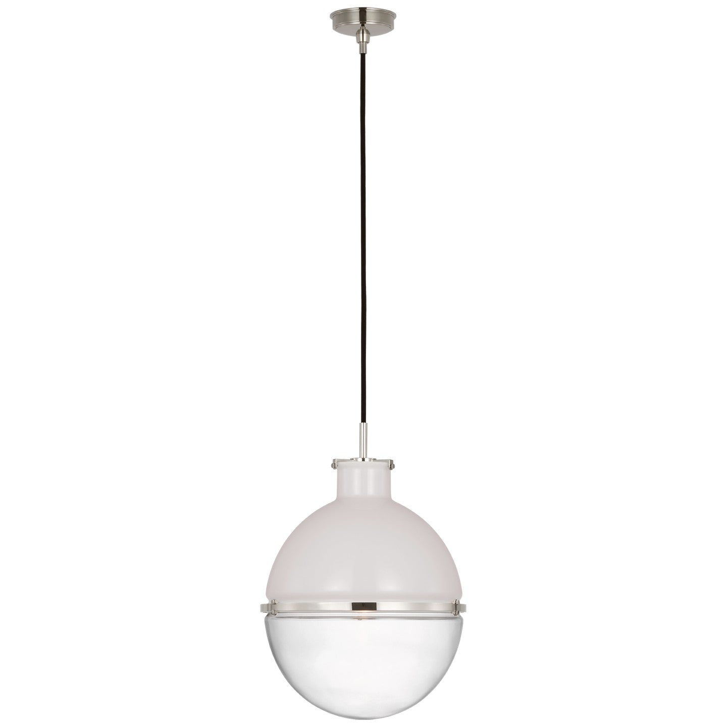Visual Comfort Signature - TOB 5486PN-WG/CG - LED Pendant - Maxey - Polished Nickel