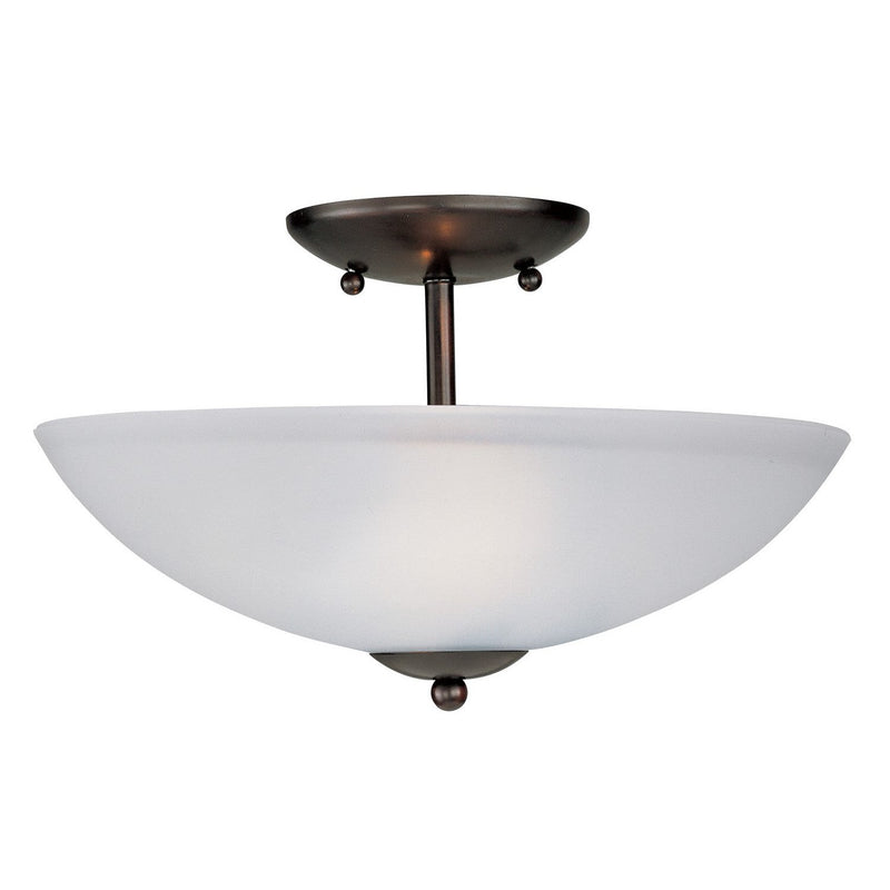 Maxim - 10042FTBK - Two Light Semi-Flush Mount - Logan - Black