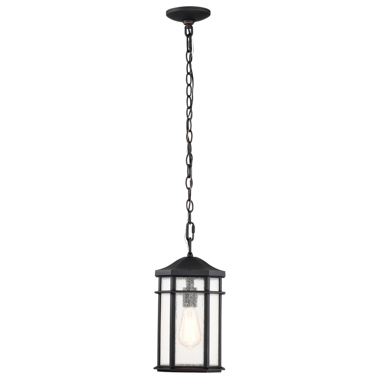 Nuvo Lighting - 60-5759 - One Light Outdoor Hanging Lantern - Raiden - Matte Black