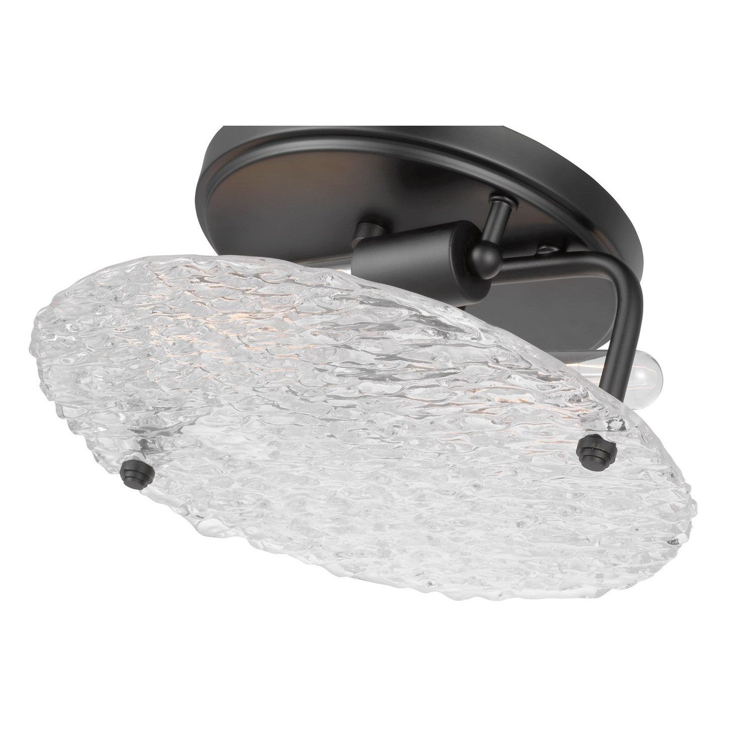 Nuvo Lighting - 60-7810 - Two Light Flush Mount - Glacier - Matte Black