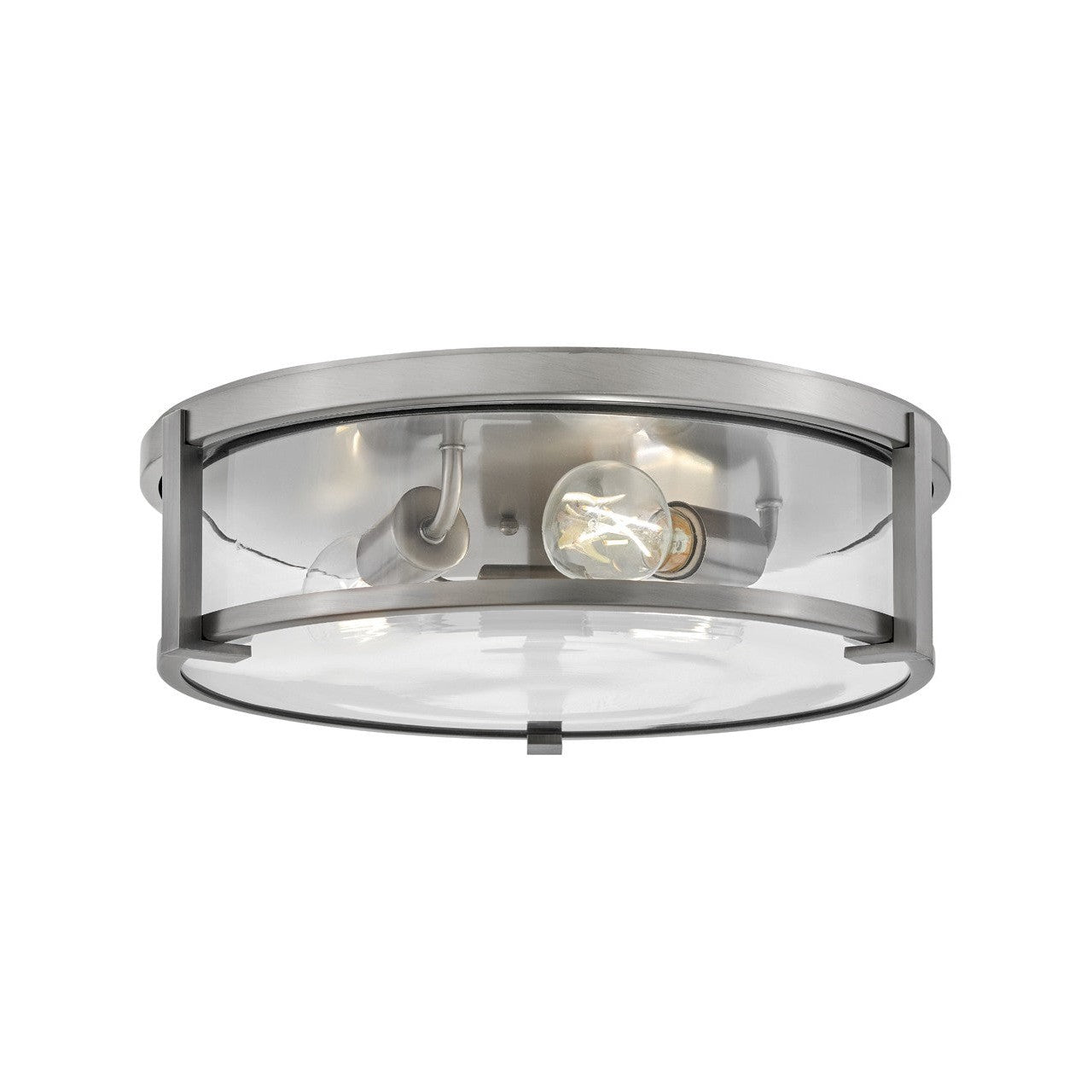 Hinkley - 3243AN-CL - LED Flush Mount - Lowell - Antique Nickel