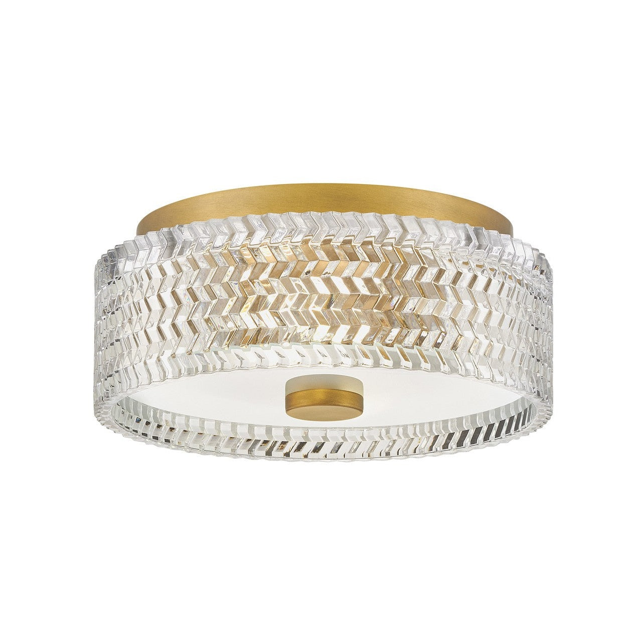 Hinkley - 5041HB - LED Flush Mount - Elle - Heritage Brass