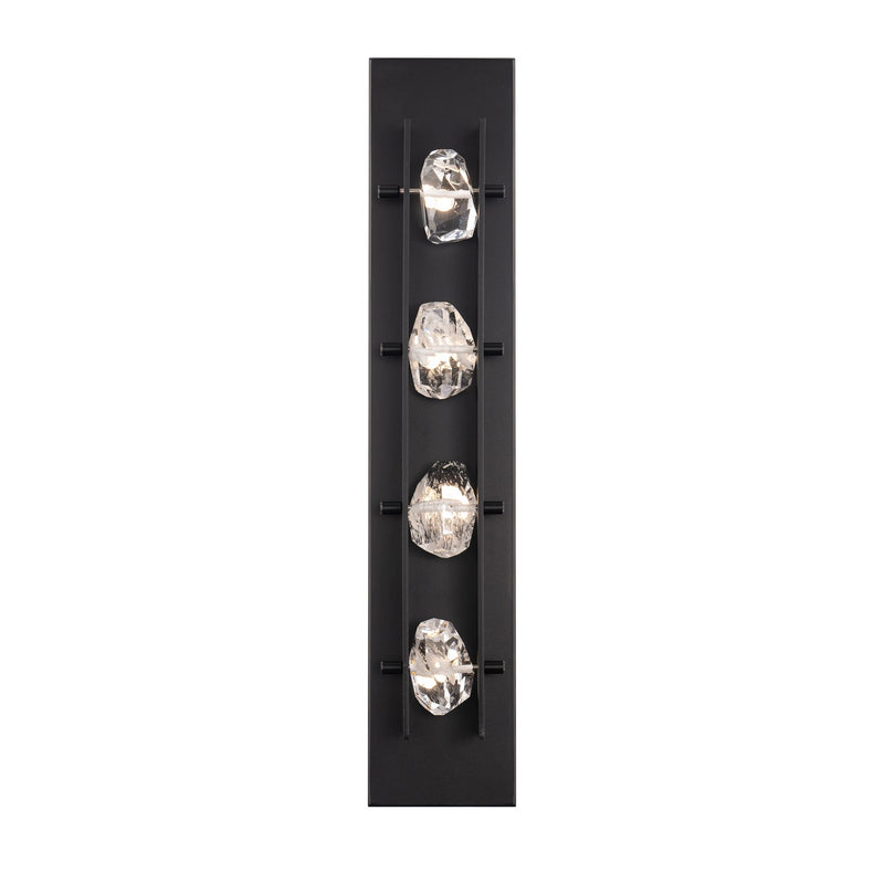 Schonbek Beyond - BWSW10328-BK - LED Outdoor Wall Sconce - Strata - Black