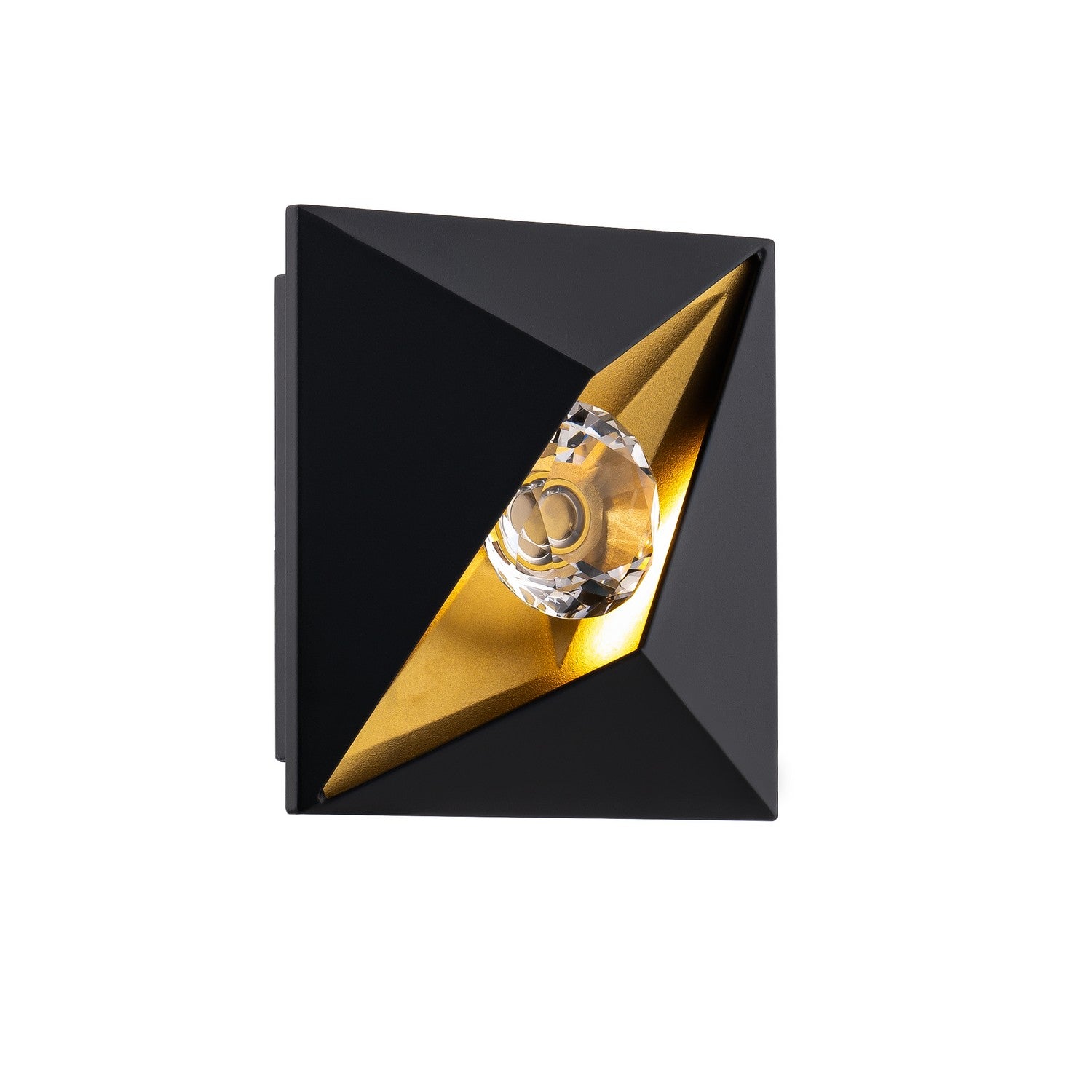 Schonbek Beyond - BWSW11307-BK/AB - LED Outdoor Wall Sconce - Mythical - Black/Aged Brass