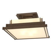 Hubbardton Forge - 123705-SKT-05-BB0416 - Four Light Semi-Flush Mount - Steppe - Coastal Bronze