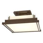 Hubbardton Forge - 123705-SKT-05-CC0416 - Four Light Semi-Flush Mount - Steppe - Coastal Bronze