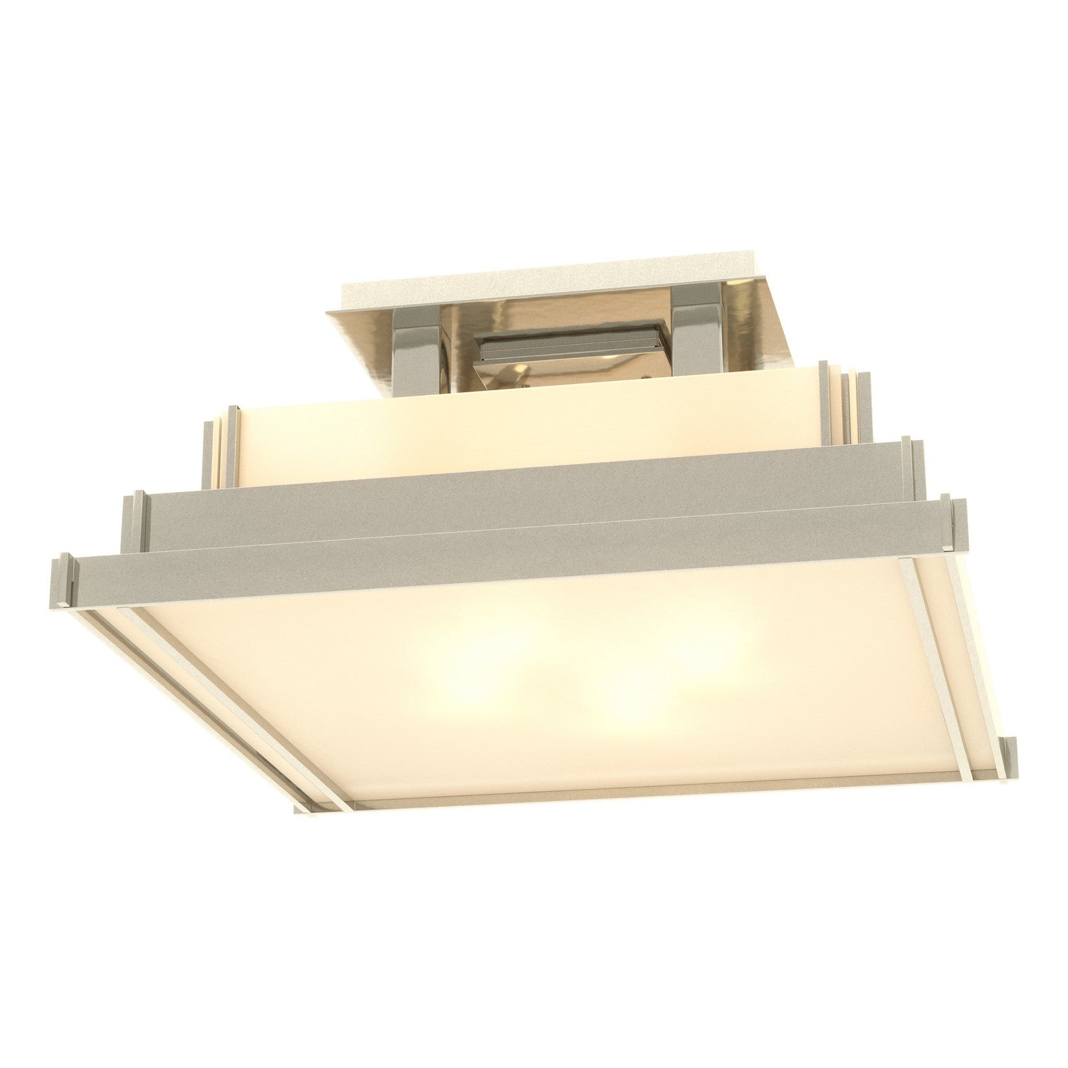 Hubbardton Forge - 123705-SKT-85-BB0416 - Four Light Semi-Flush Mount - Steppe - Sterling