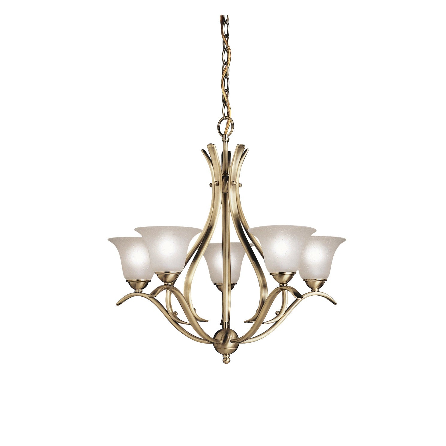 Kichler - 2020AB - Five Light Chandelier - Dover - Antique Brass