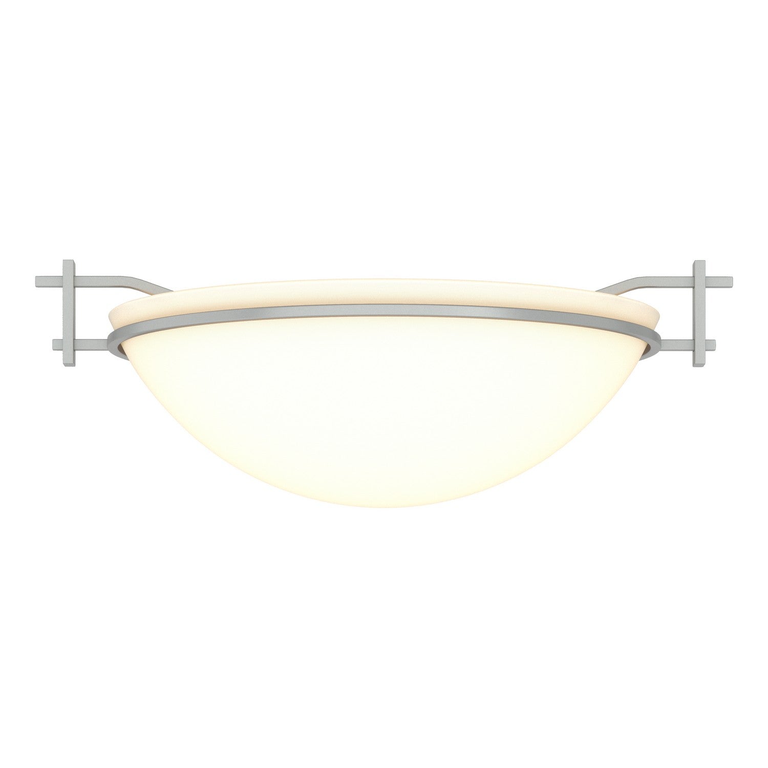 Hubbardton Forge - 124251-SKT-82-GG0045 - One Light Semi-Flush Mount - Moonband - Vintage Platinum