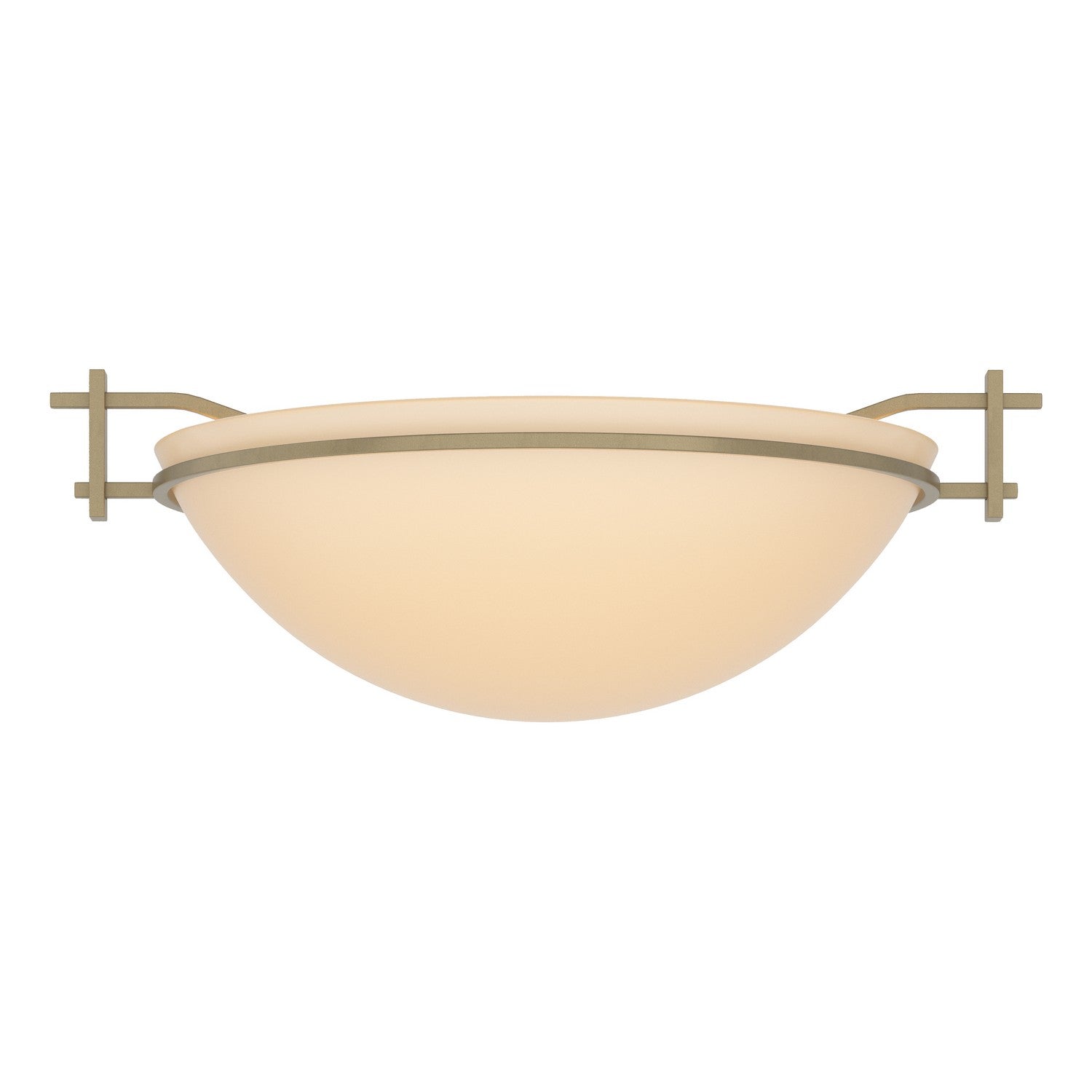 Hubbardton Forge - 124251-SKT-84-SS0045 - One Light Semi-Flush Mount - Moonband - Soft Gold