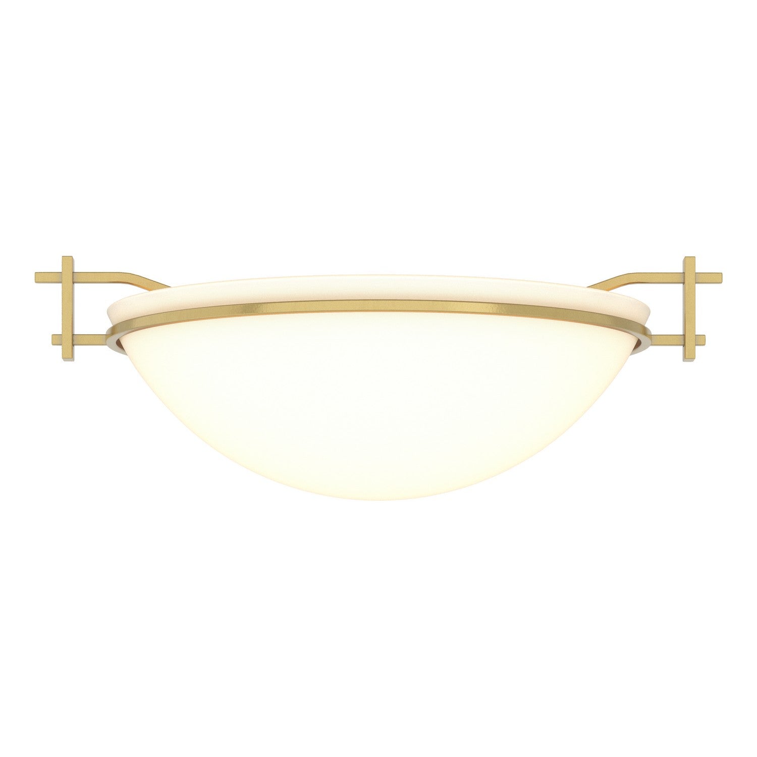 Hubbardton Forge - 124251-SKT-86-GG0045 - One Light Semi-Flush Mount - Moonband - Modern Brass