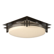 Hubbardton Forge - 124394-SKT-05-GG0097 - Two Light Semi-Flush Mount - Banded - Bronze