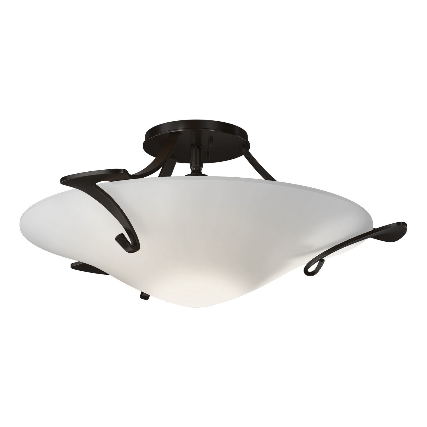 Hubbardton Forge - 124710-SKT-14-GG0243 - One Light Semi-Flush Mount - Antasia - Oil Rubbed Bronze