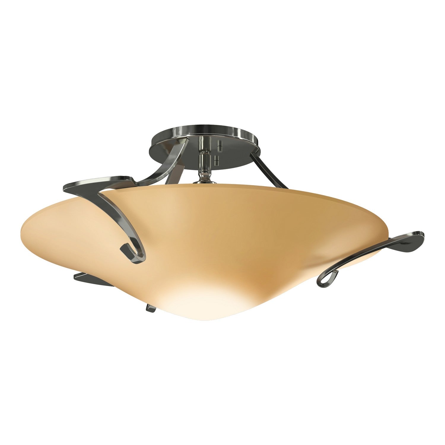 Hubbardton Forge - 124710-SKT-85-SS0243 - One Light Semi-Flush Mount - Antasia - Sterling