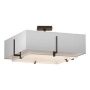 Hubbardton Forge - 126510-SKT-05-SF1605-SF2012 - Four Light Semi-Flush Mount - Exos - Bronze