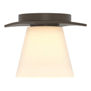Hubbardton Forge - 126601-SKT-05-GG0242 - One Light Semi-Flush Mount - Wren - Bronze